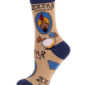 Zoltar Speaks | Women's Cotton Crew Funny Socks